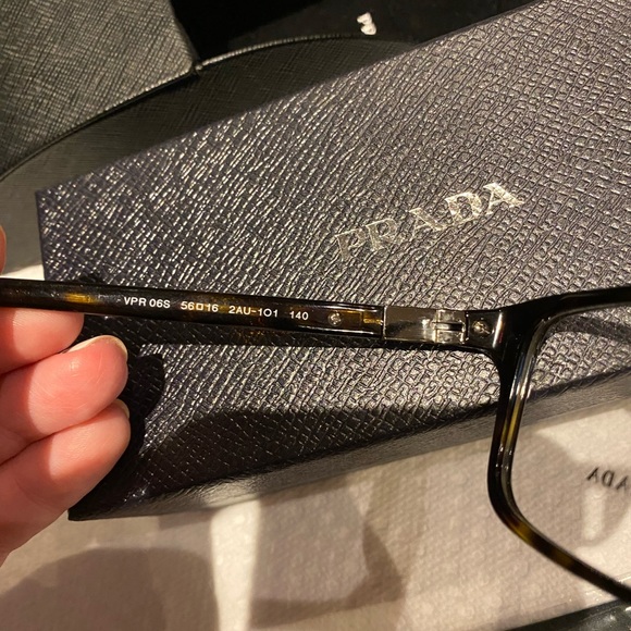 PRADA TORTOISE EYEGLASSES/ OPTICAL FRAMES BRAND NEW MADE IN ITALY - Picture 9 of 15